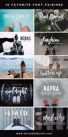 10 Favorite Font Pai