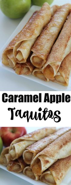 Caramel Apple Taquitos