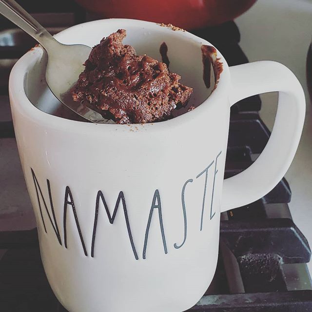 Keto friendly chocolate mug cake