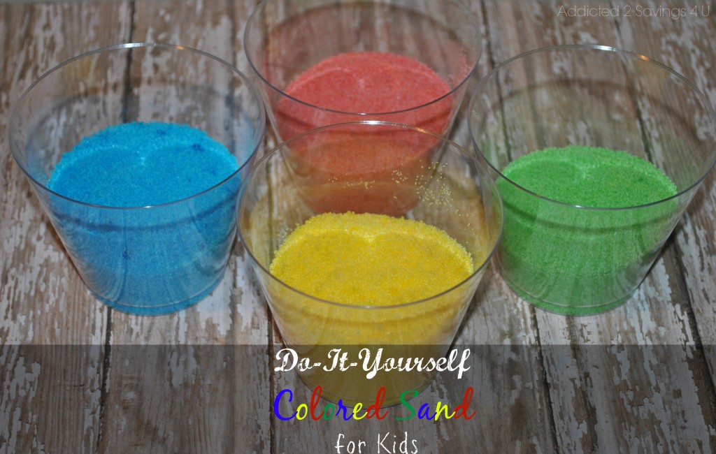 How to make colored sand