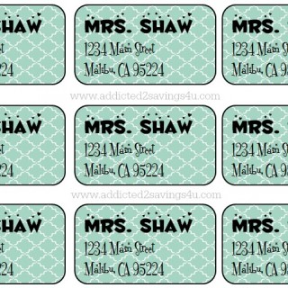 Address labels