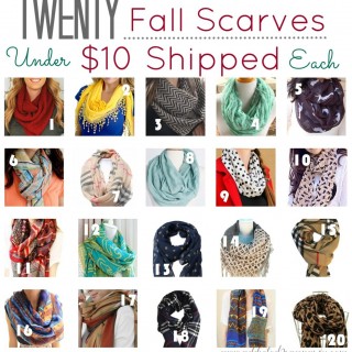 20 Fall Scarves 2