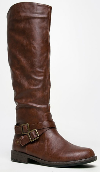 red orange boots