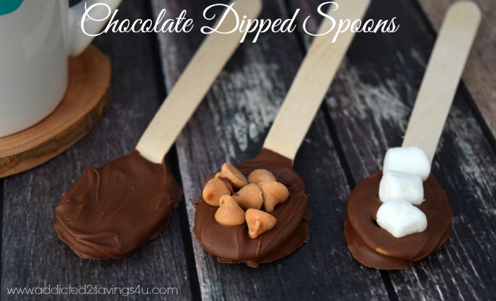 Chocolate Dipped Spoons