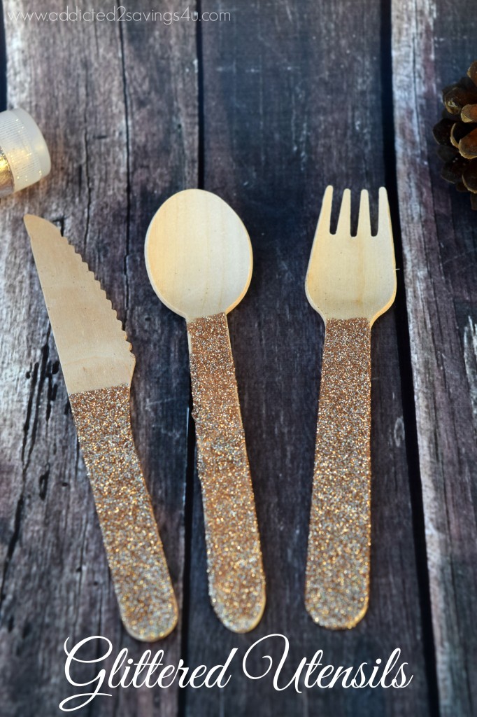 Glittered Utensils