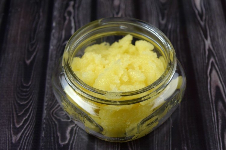 jarred body scrub