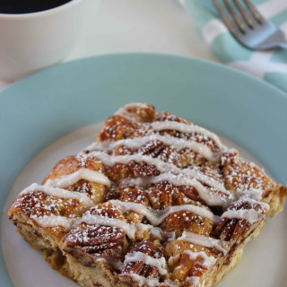 Cinnamon Roll French Toast Bake