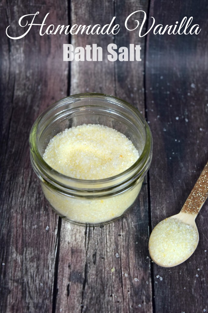 Homemade Vanilla Bath Salt