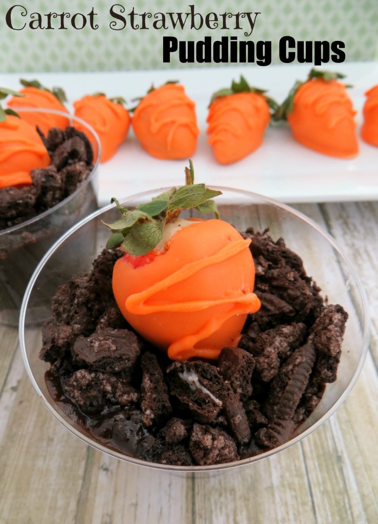 Carrot Strawberry Pudding Cup