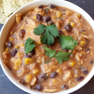 Crock pot Chicken Taco Soup Recipe