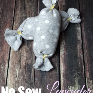 No Sew Lavender Heat Pad