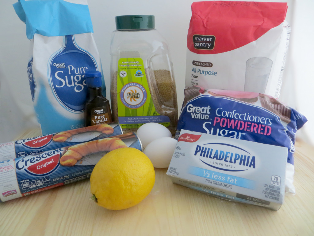 Lemon Cheesecake Crescent Rolls Ingredients