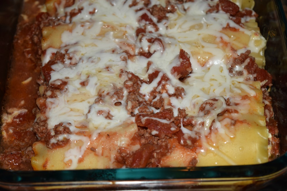 Lasagna Roll Ups finished