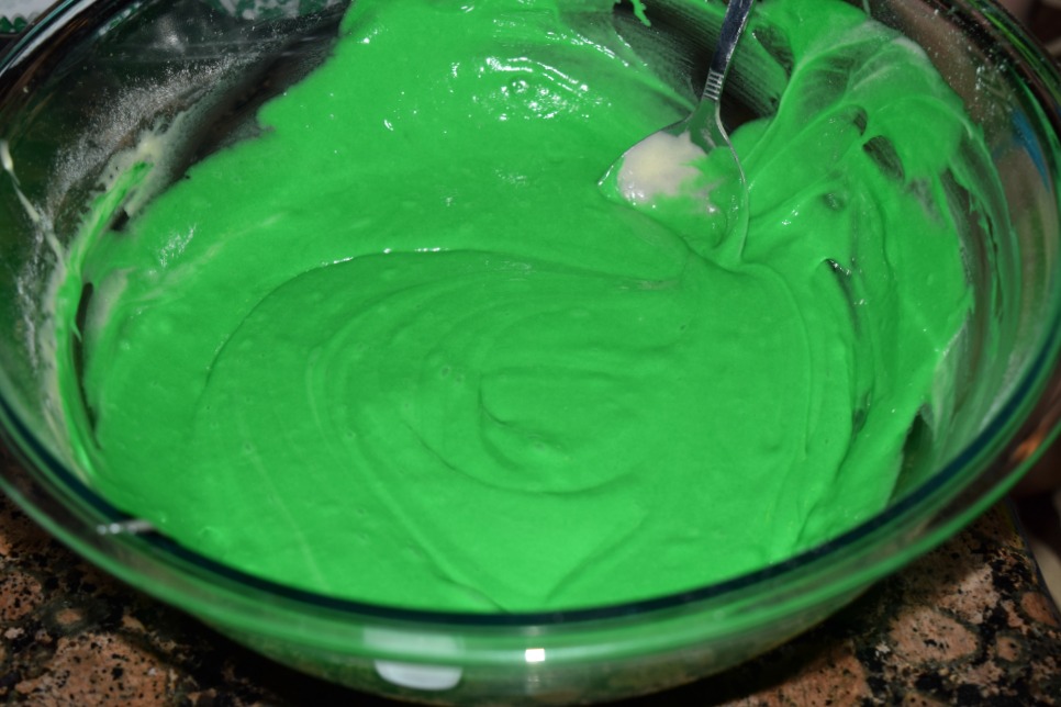 St. Patricks Day Cupcakes green