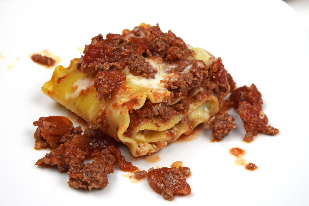 Lasagna Roll Ups close up