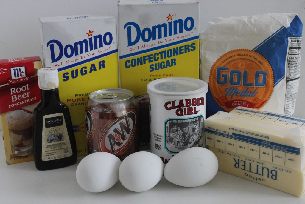 Rootbeer float cupcakes ingredients