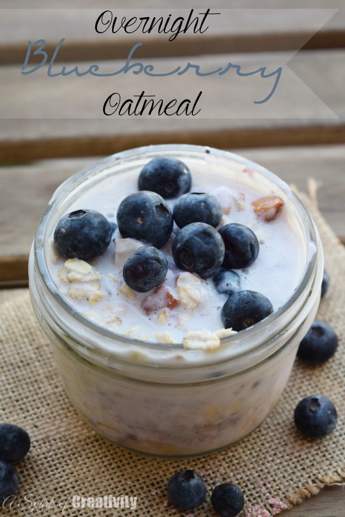 Overnight Blueberry Oatmeal