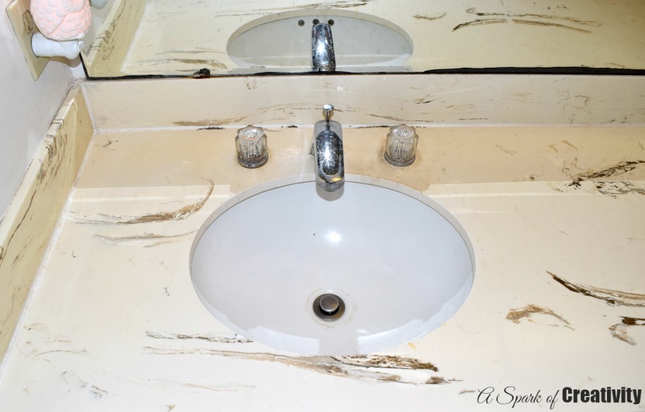 Bathroom Sink Before