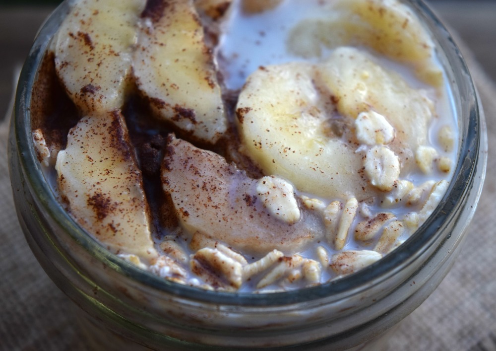 Overnight Banana Oatmeal horizontal