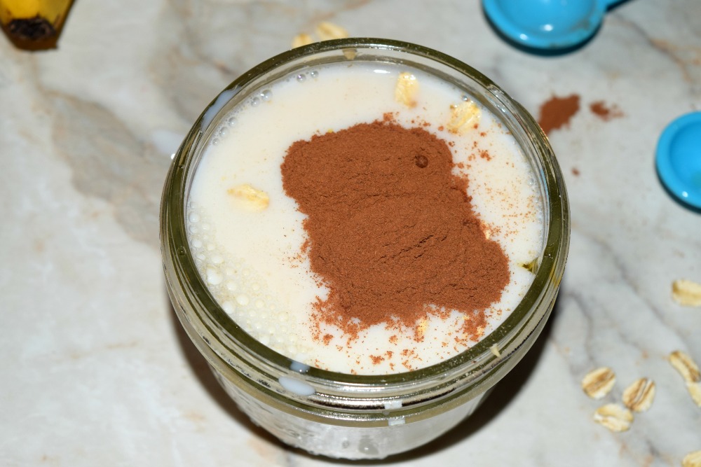 Overnight Banana Oatmeal mix
