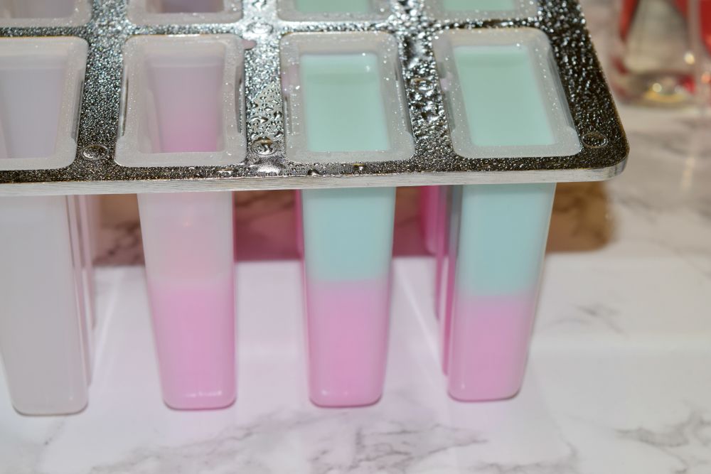 Homemade Popsicle Soap filled