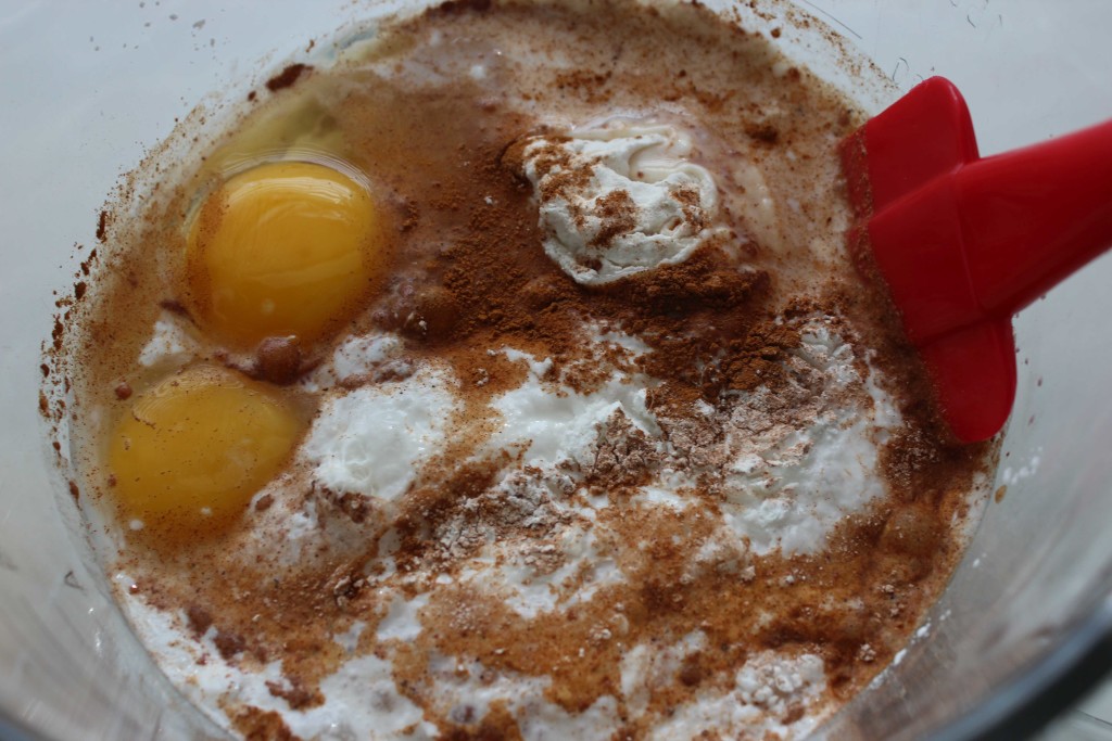 Caramel Apple Baked Donuts eggs