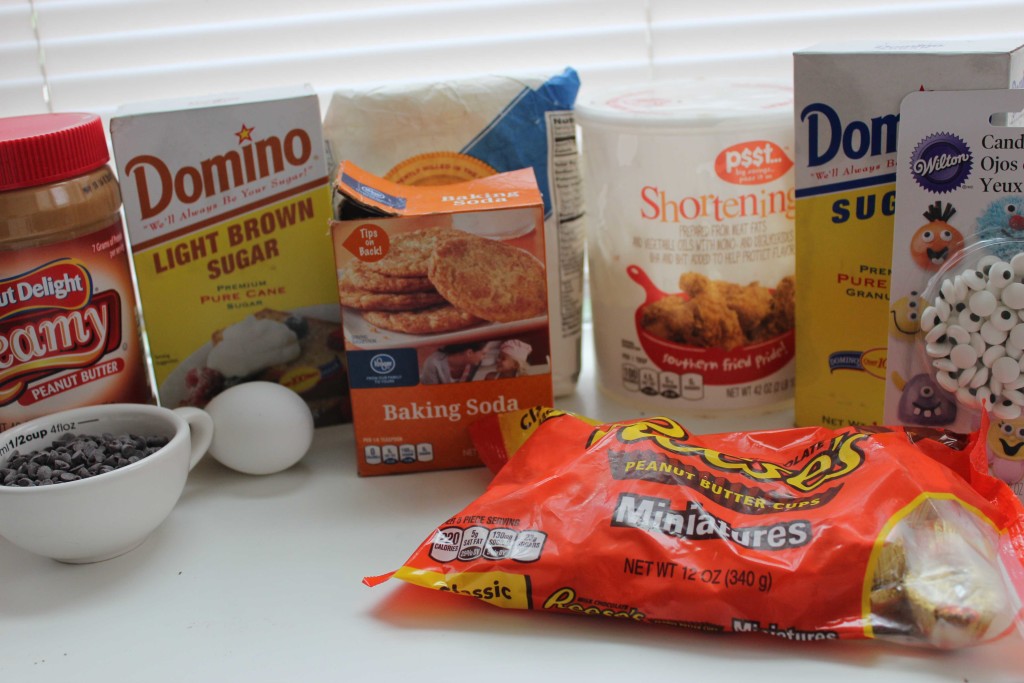 Peanut Butter Spider Cookies Ingredients