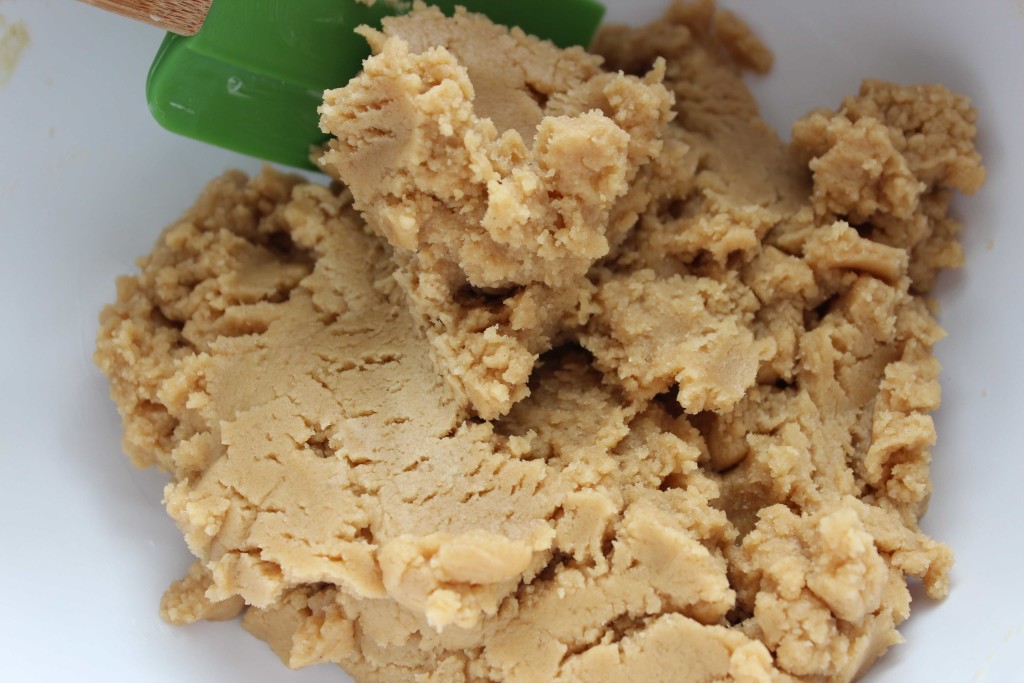 Peanut Butter Spider Cookies cookie dough