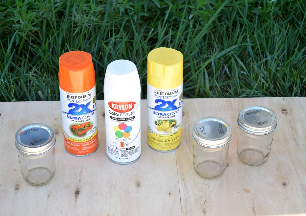 Candycorn centerpiece supplies