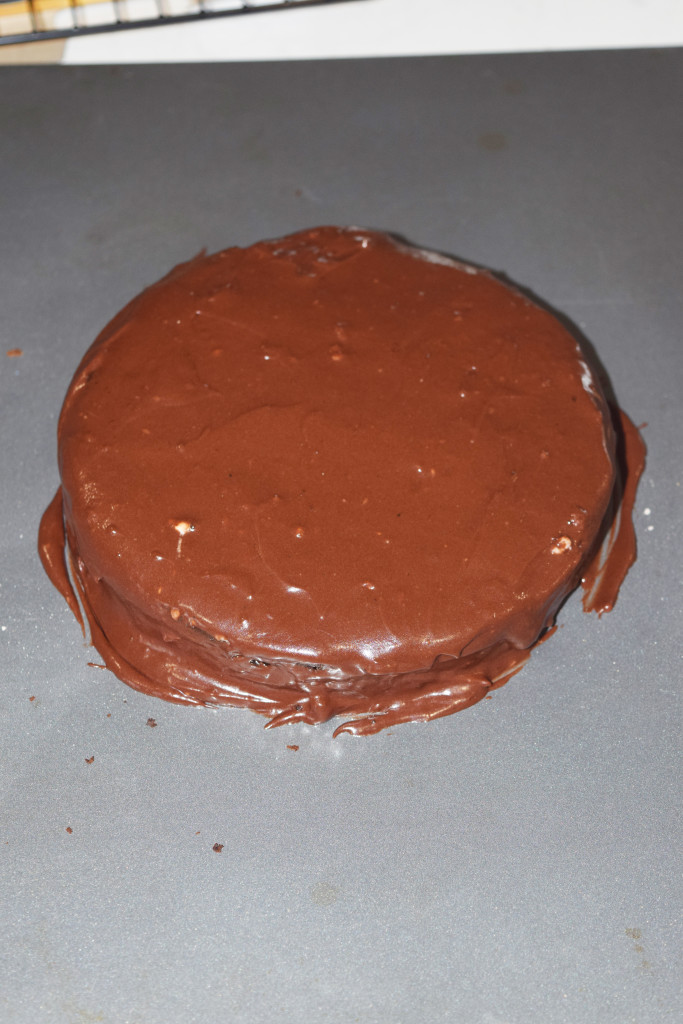 Duncan Hines Cake frosted