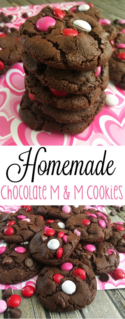 Homemade Chocolate M & M Cookies