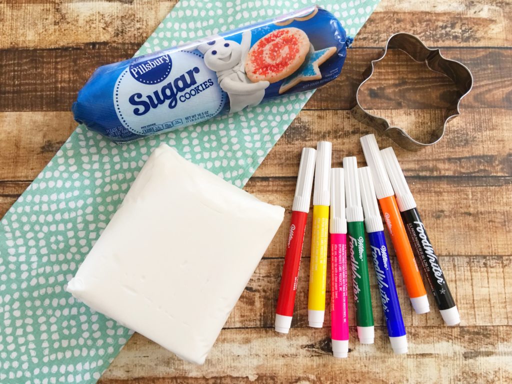 DIY Drawable Cookies supplies
