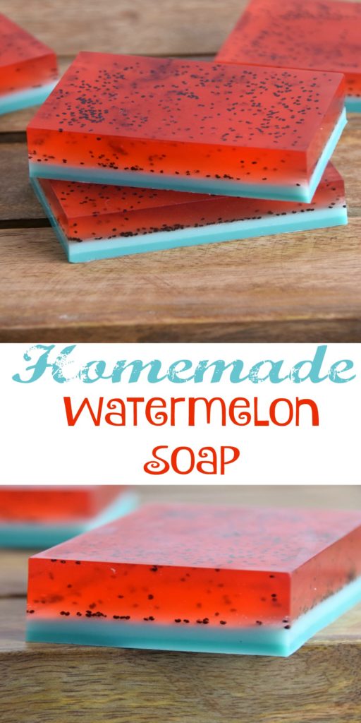 Homemade Watermelon Soap Collage1