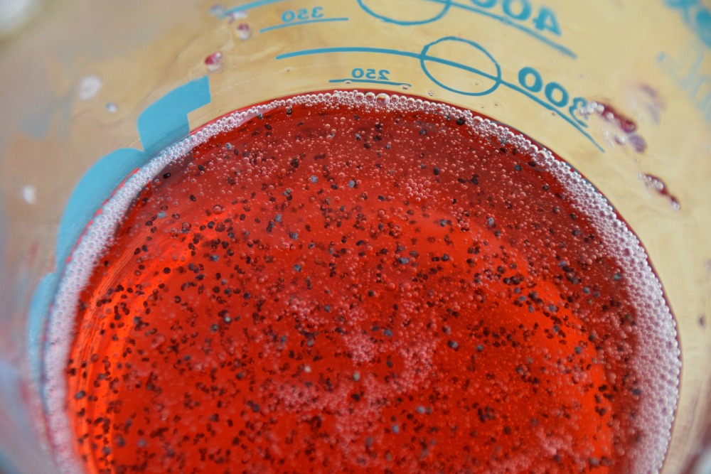 Homemade Watermelon Soap melted