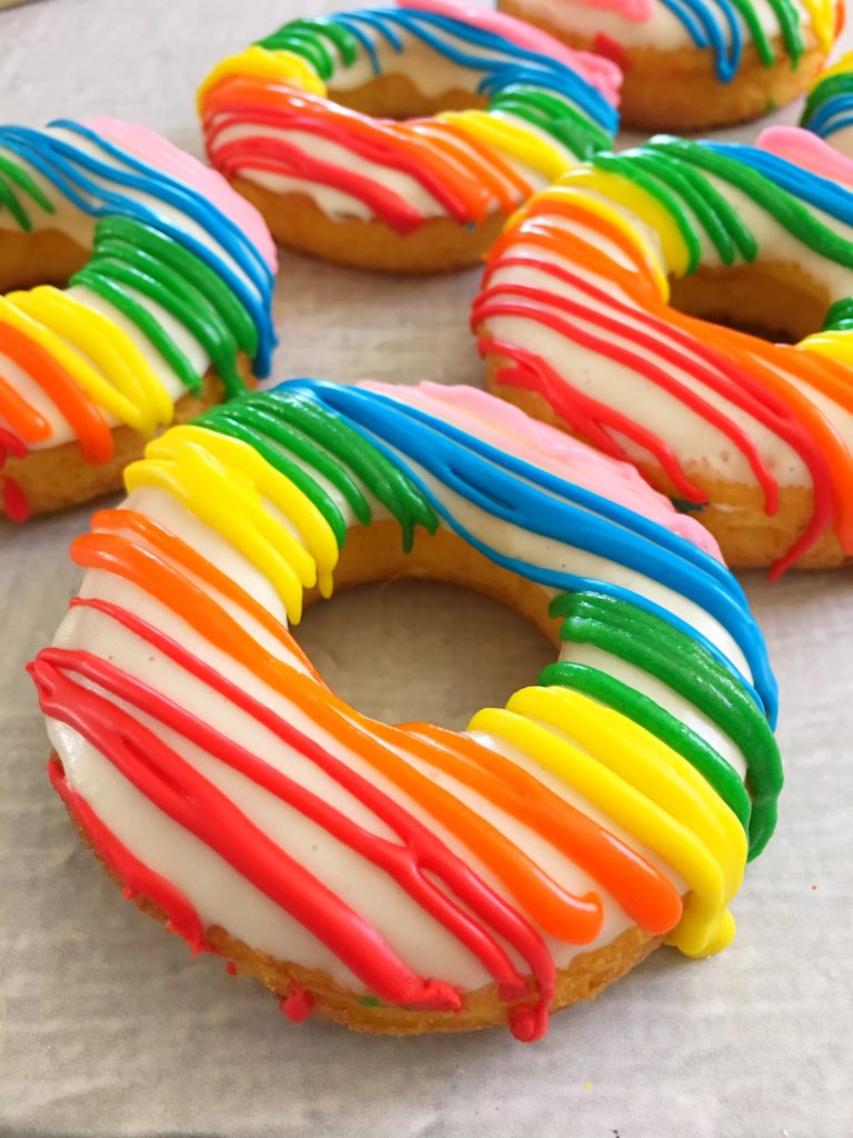 Rainbow Donuts