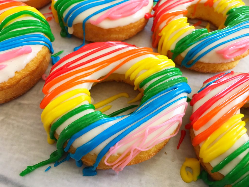 Rainbow Donuts